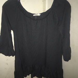 Half sleeve off the shoulder top